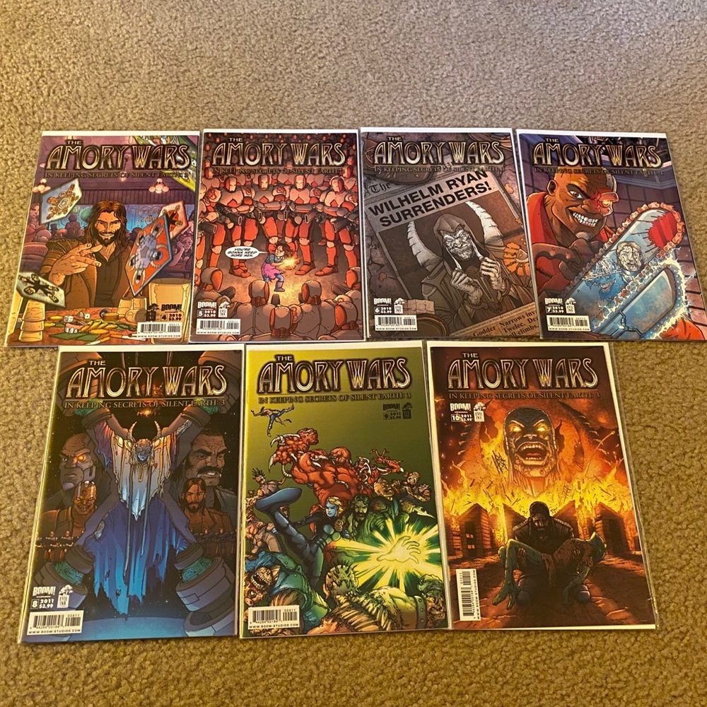 The Amory Wars: IKSSE:3 Comic Issues 4-10 🖤